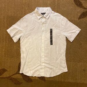 Banana Republic White Casual Button Down Shirt